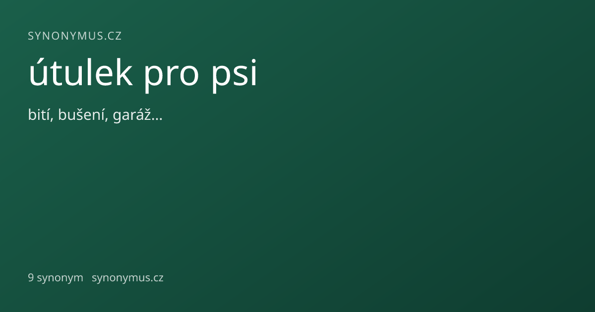 Náhled odkazu: útulek pro psi