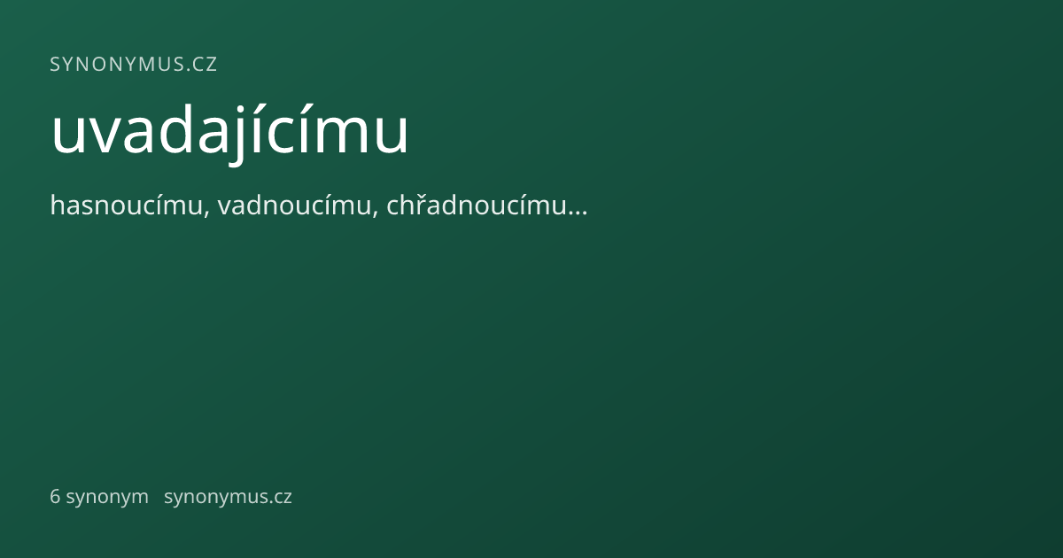 Náhled odkazu: uvadajícímu