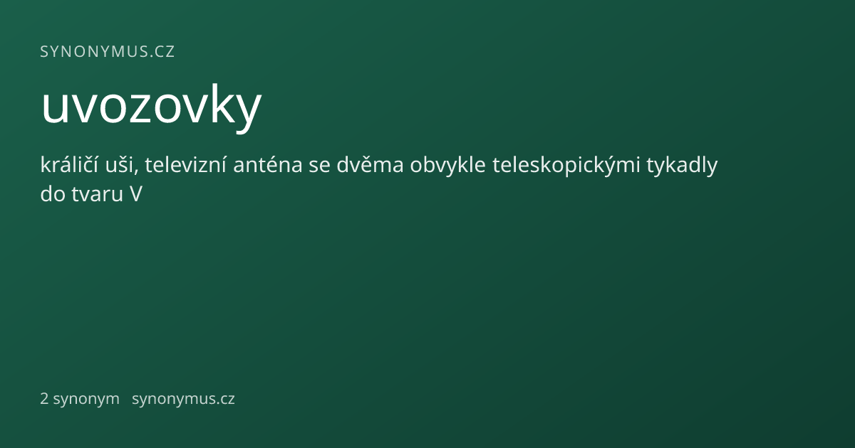 Náhled odkazu: uvozovky