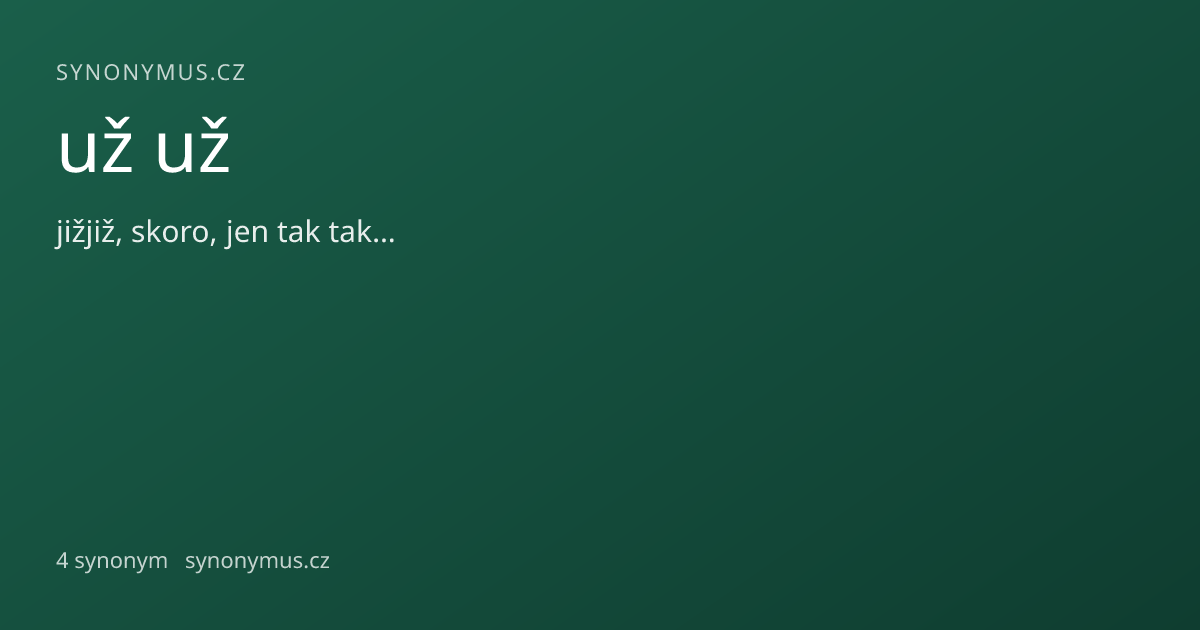 Náhled odkazu: už už
