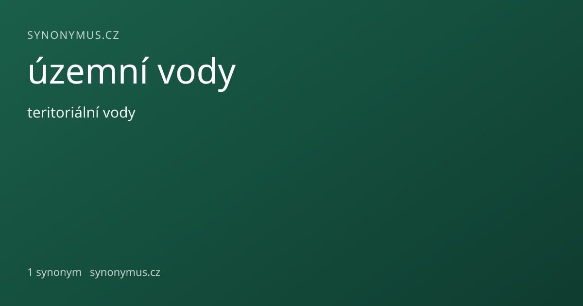 Náhled odkazu: územní vody