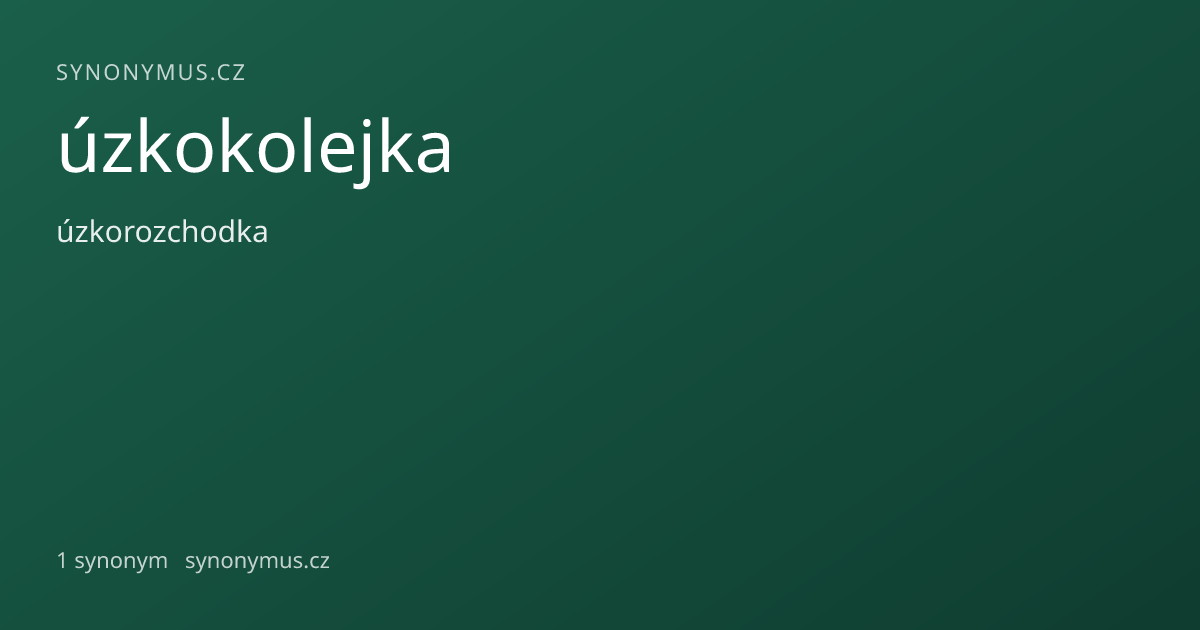 Náhled odkazu: úzkokolejka
