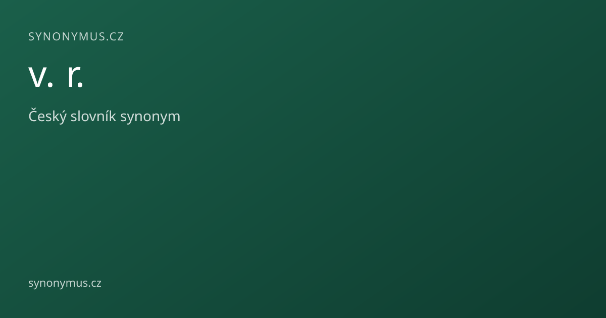 Náhled odkazu: v. r.