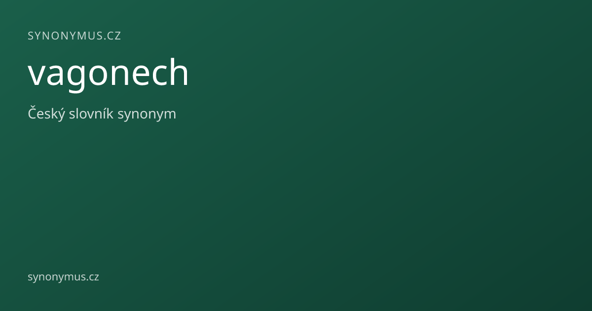 Náhled odkazu: vagonech