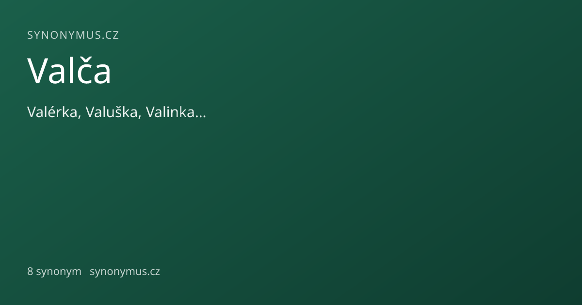 Náhled odkazu: Valča