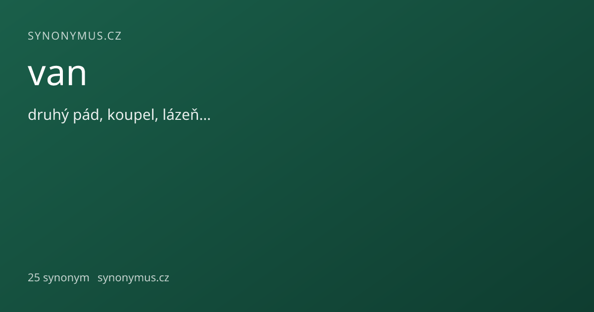 Náhled odkazu: van