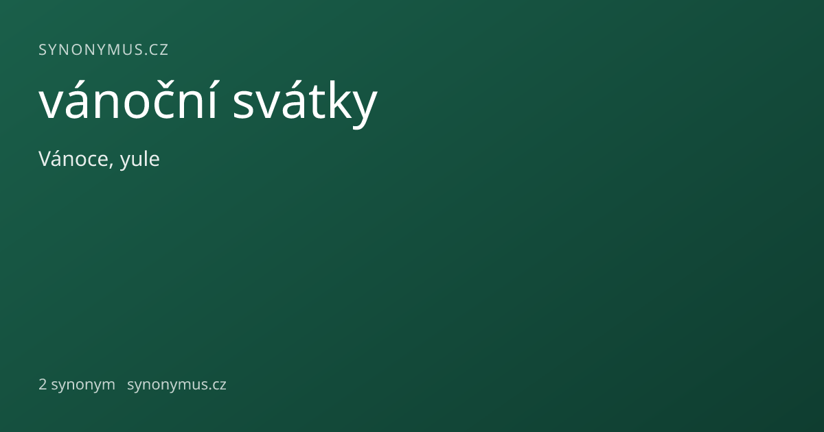 Náhled odkazu: vánoční svátky