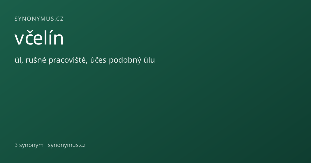 Náhled odkazu: včelín