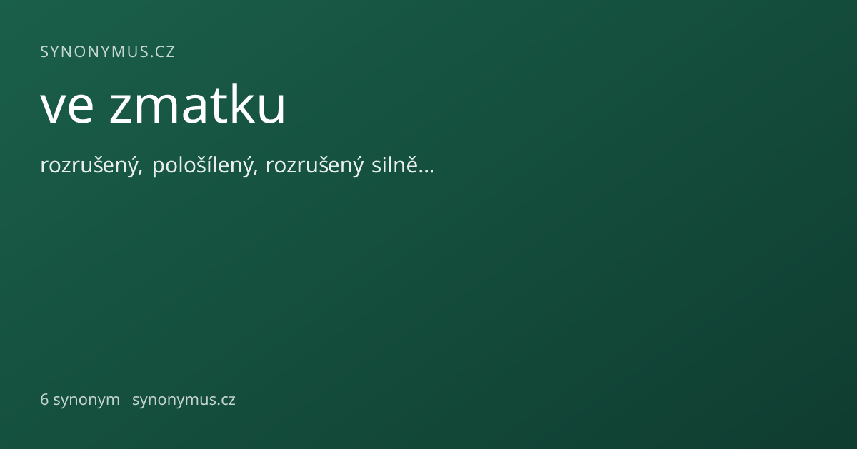 Náhled odkazu: ve zmatku
