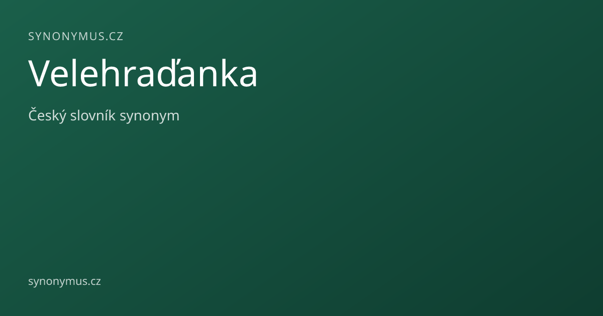 Náhled odkazu: Velehraďanka
