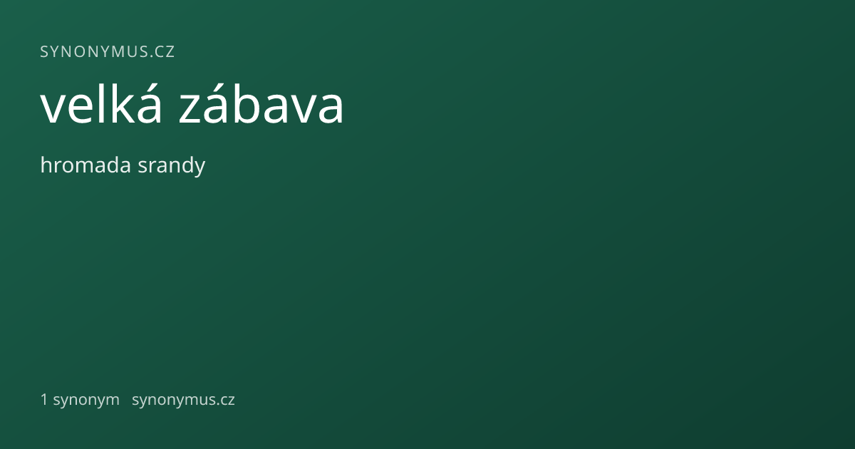 Náhled odkazu: velká zábava