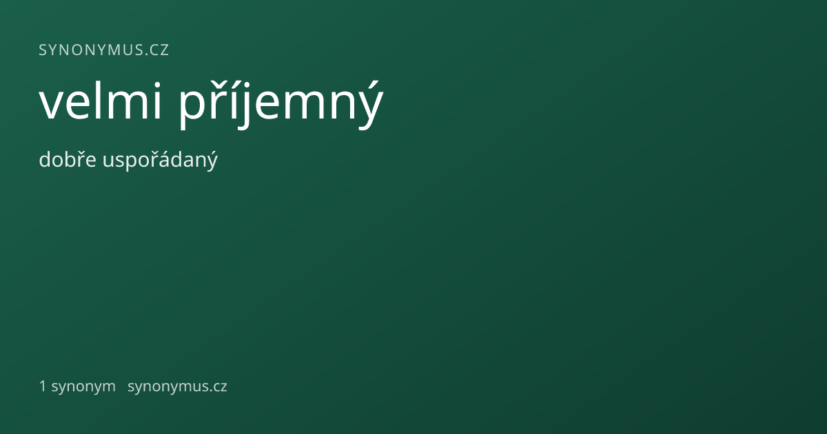 Náhled odkazu: velmi příjemný