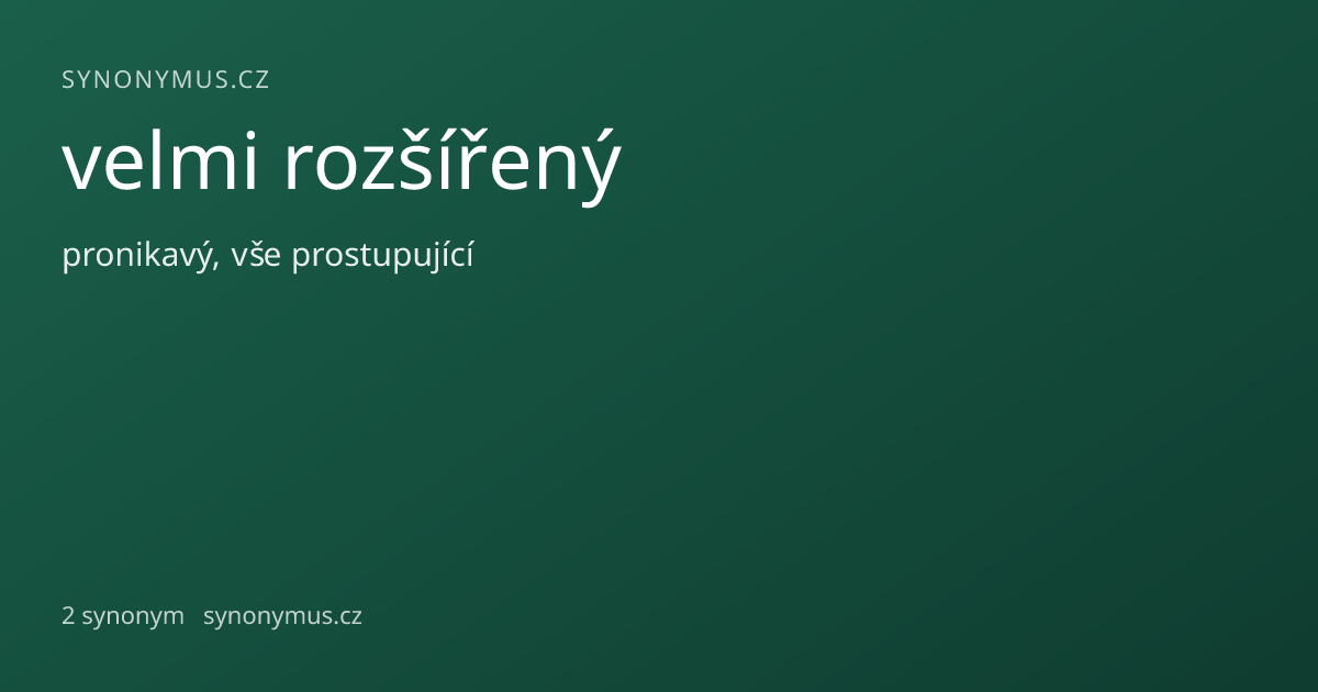 Náhled odkazu: velmi rozšířený
