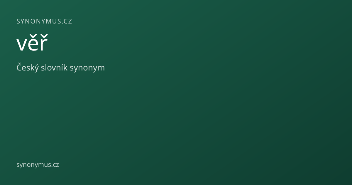 Náhled odkazu: věř