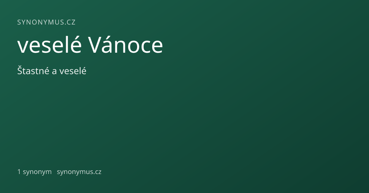 Náhled odkazu: veselé Vánoce