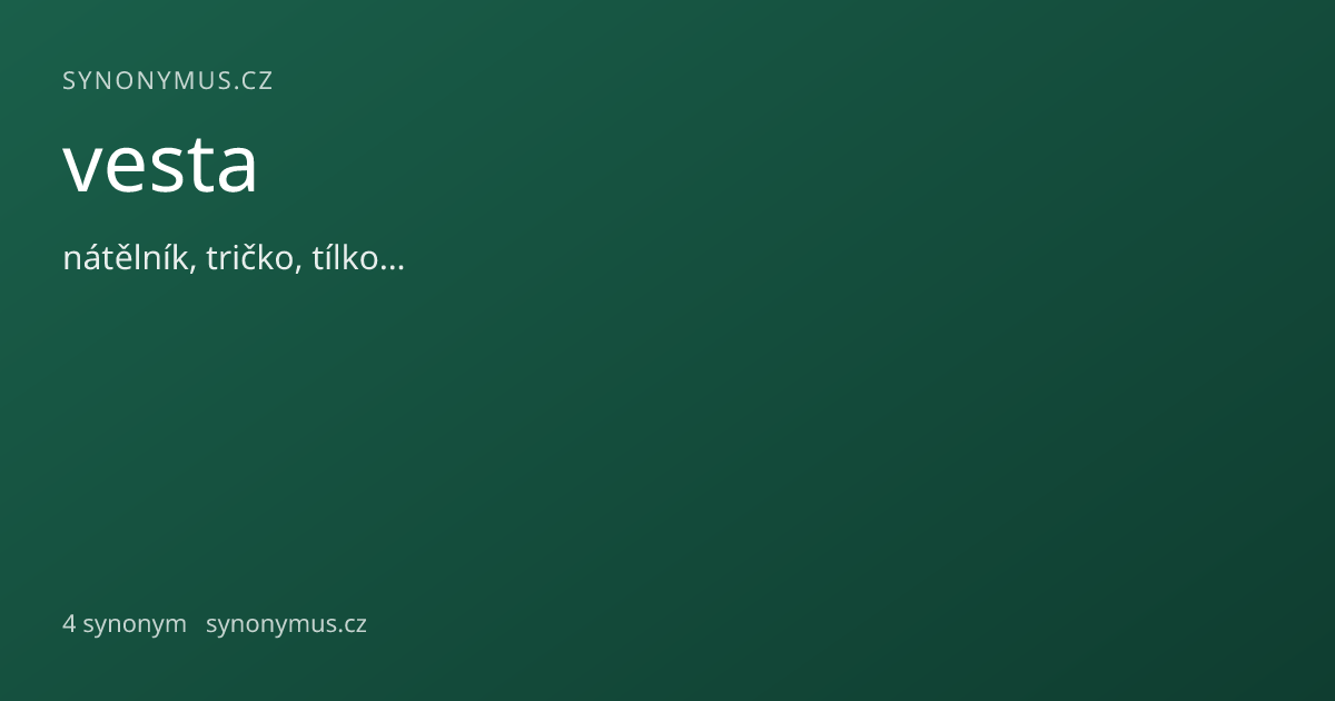 Náhled odkazu: vesta
