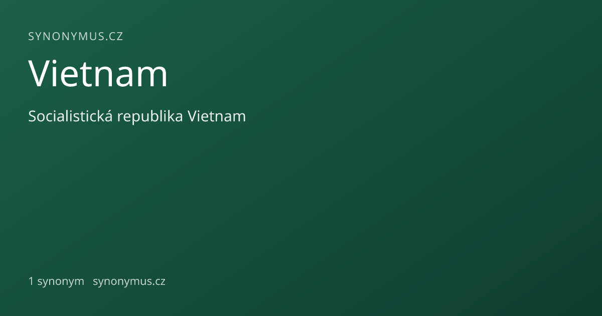 Náhled odkazu: Vietnam