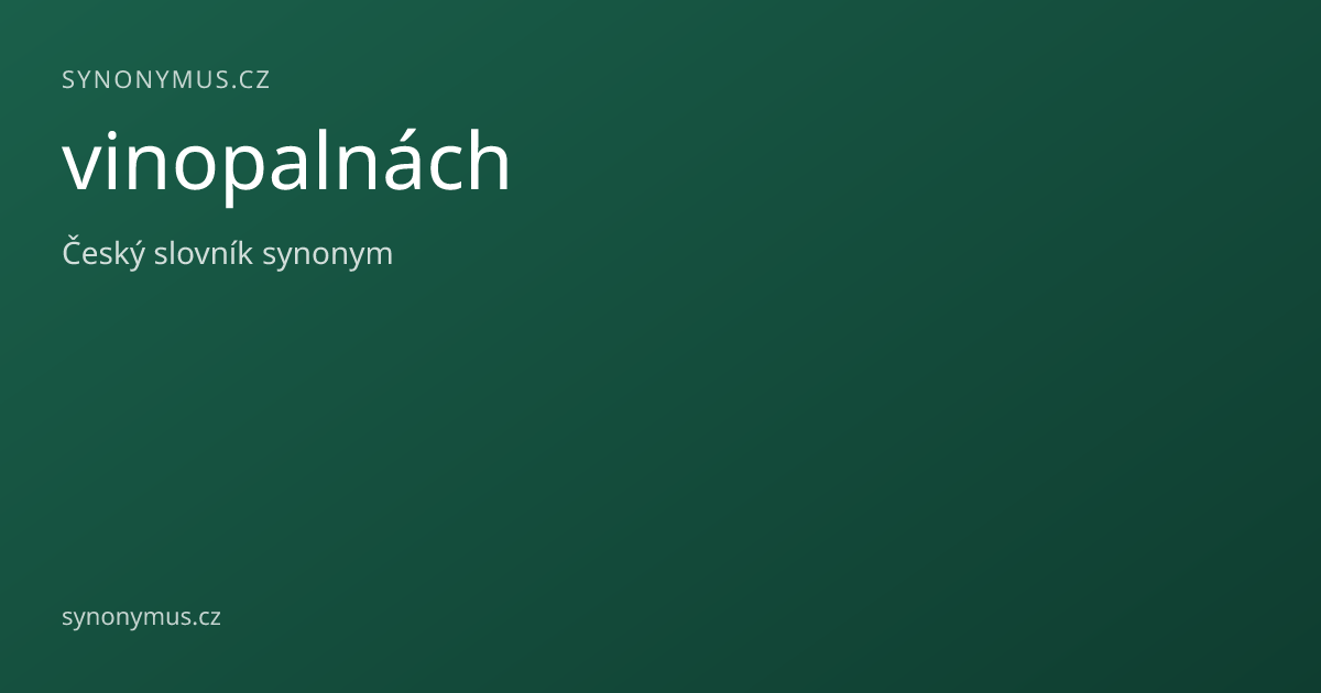Náhled odkazu: vinopalnách