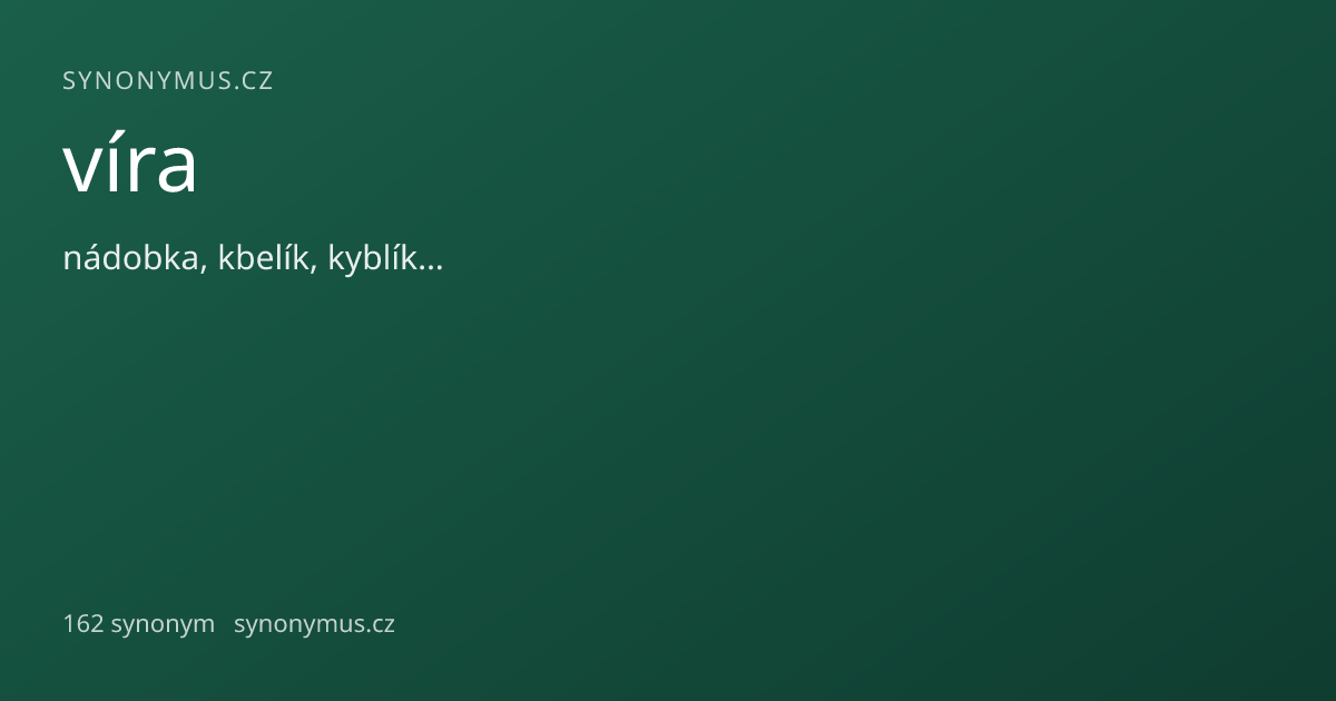 Náhled odkazu: víra
