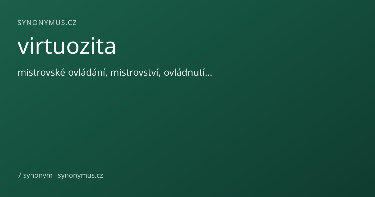Náhled odkazu: virtuozita