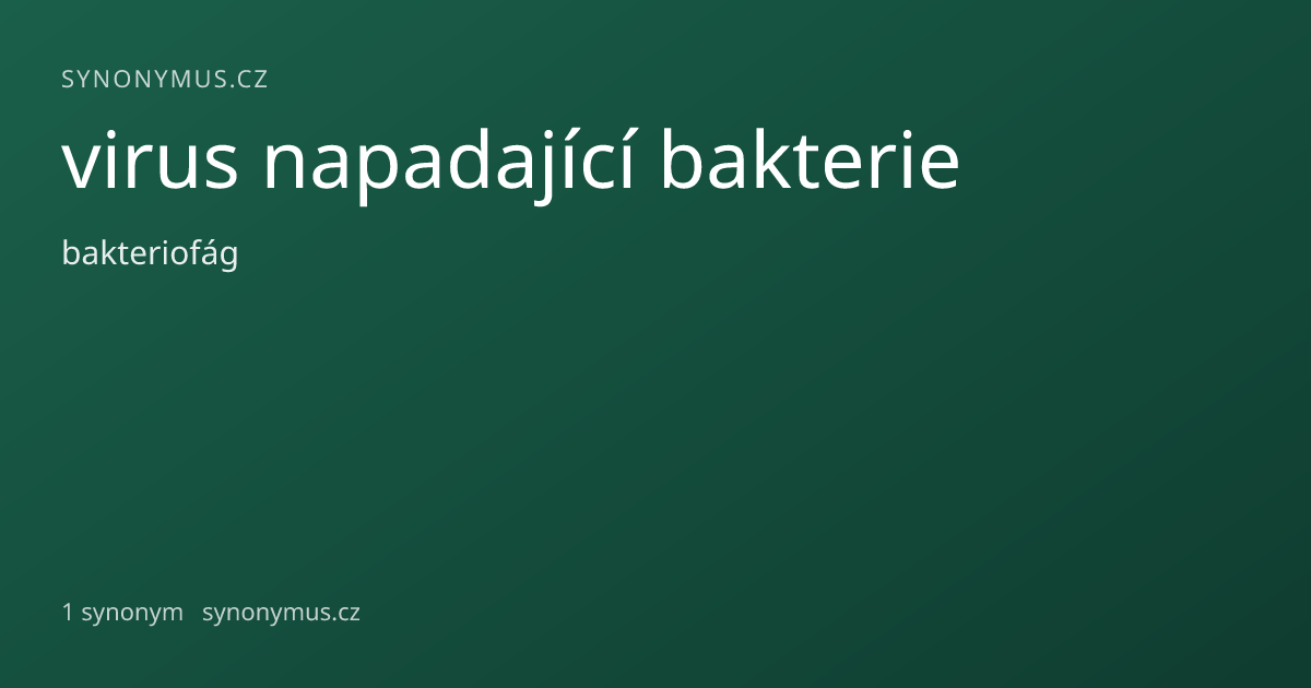 Náhled odkazu: virus napadající bakterie