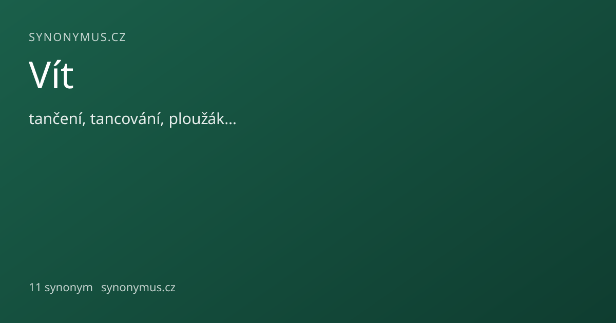 Náhled odkazu: Vít