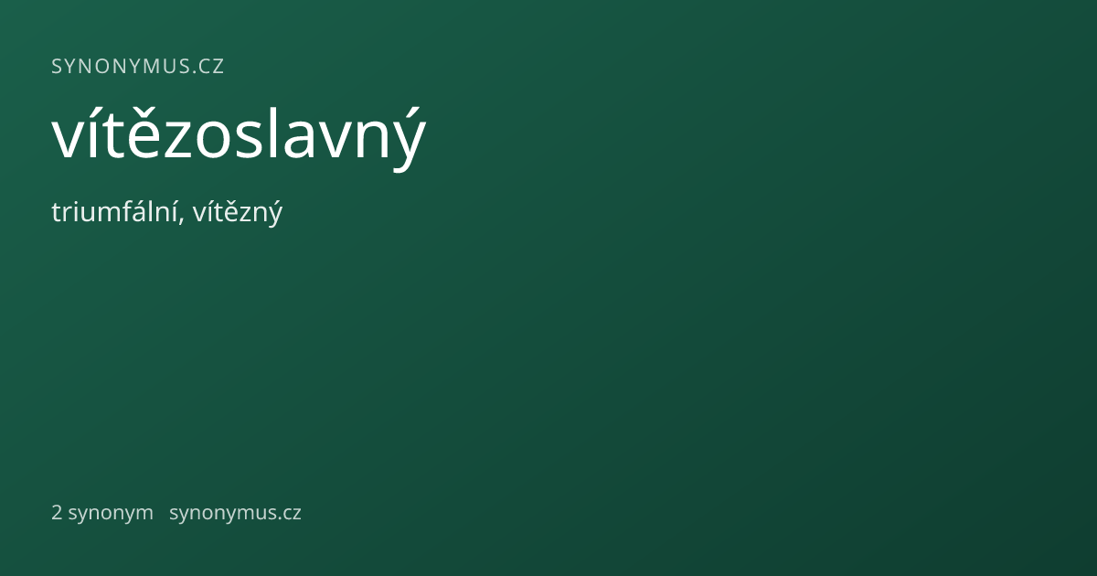 Náhled odkazu: vítězoslavný