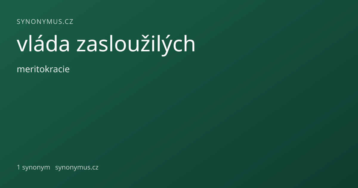 Náhled odkazu: vláda zasloužilých