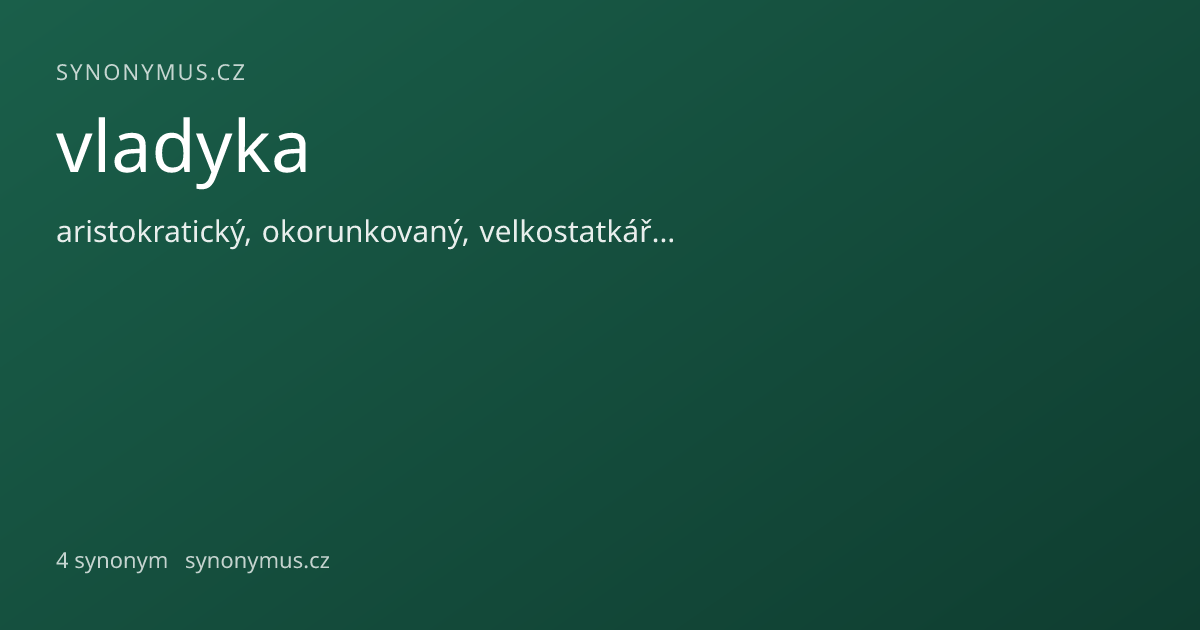 Náhled odkazu: vladyka