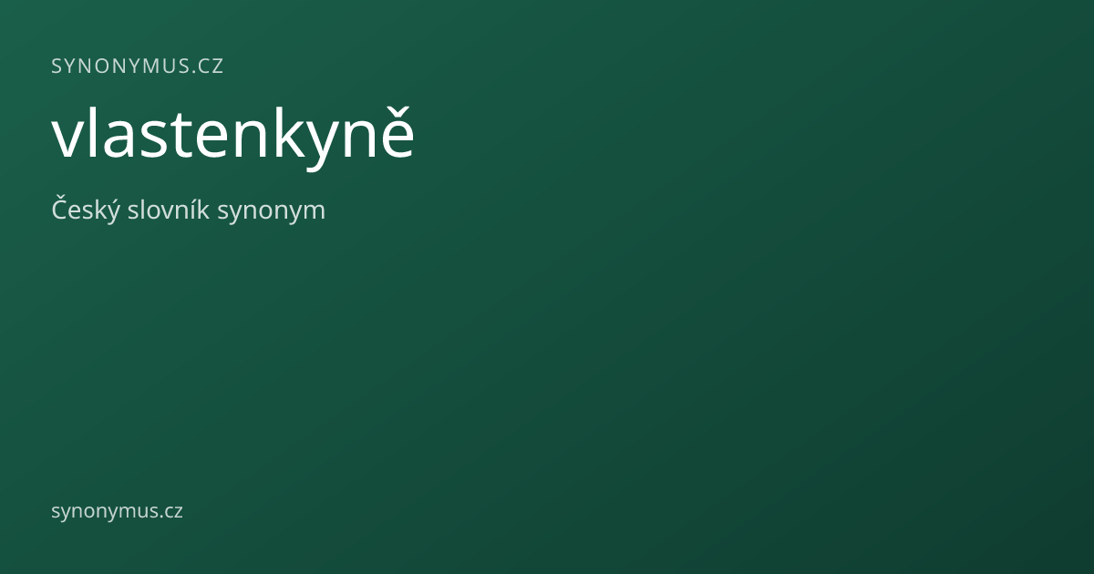Náhled odkazu: vlastenkyně