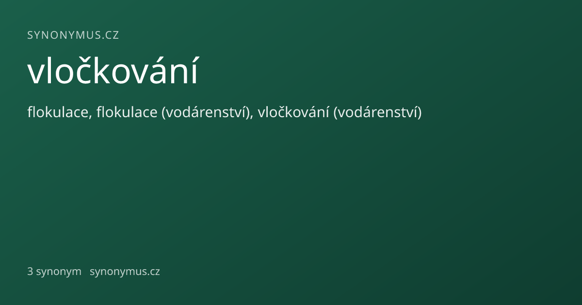 Náhled odkazu: vločkování
