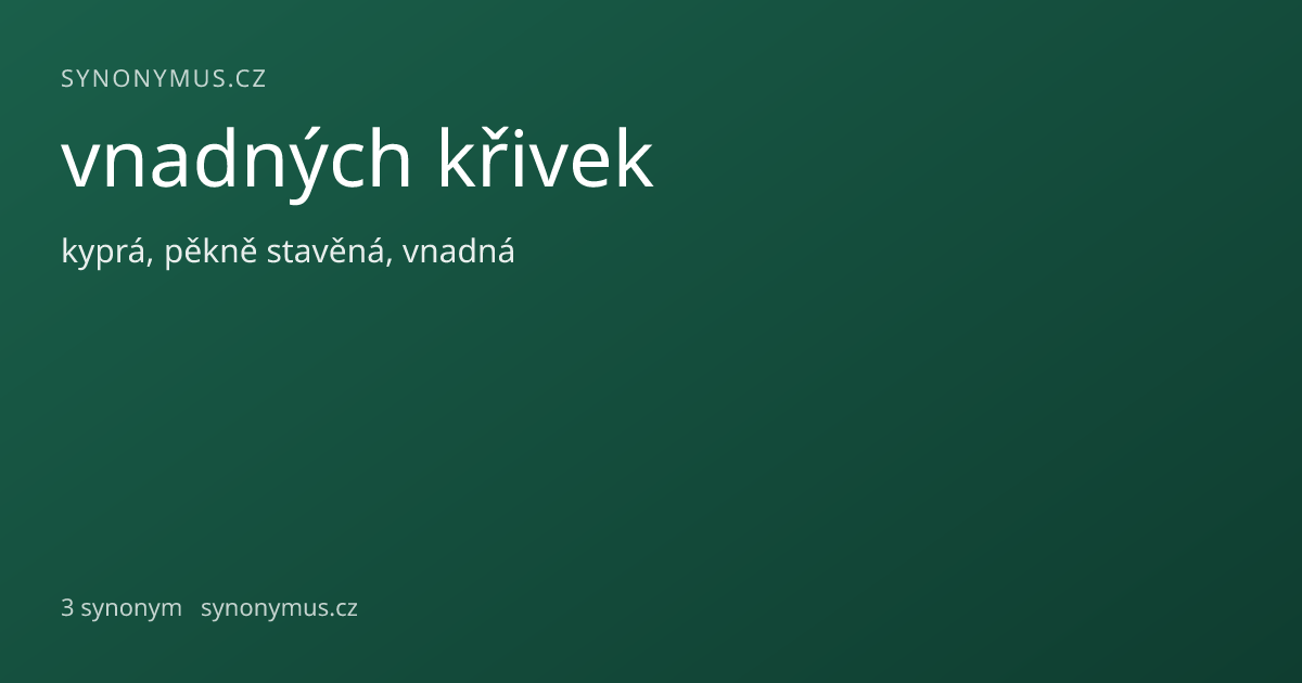 Náhled odkazu: vnadných křivek