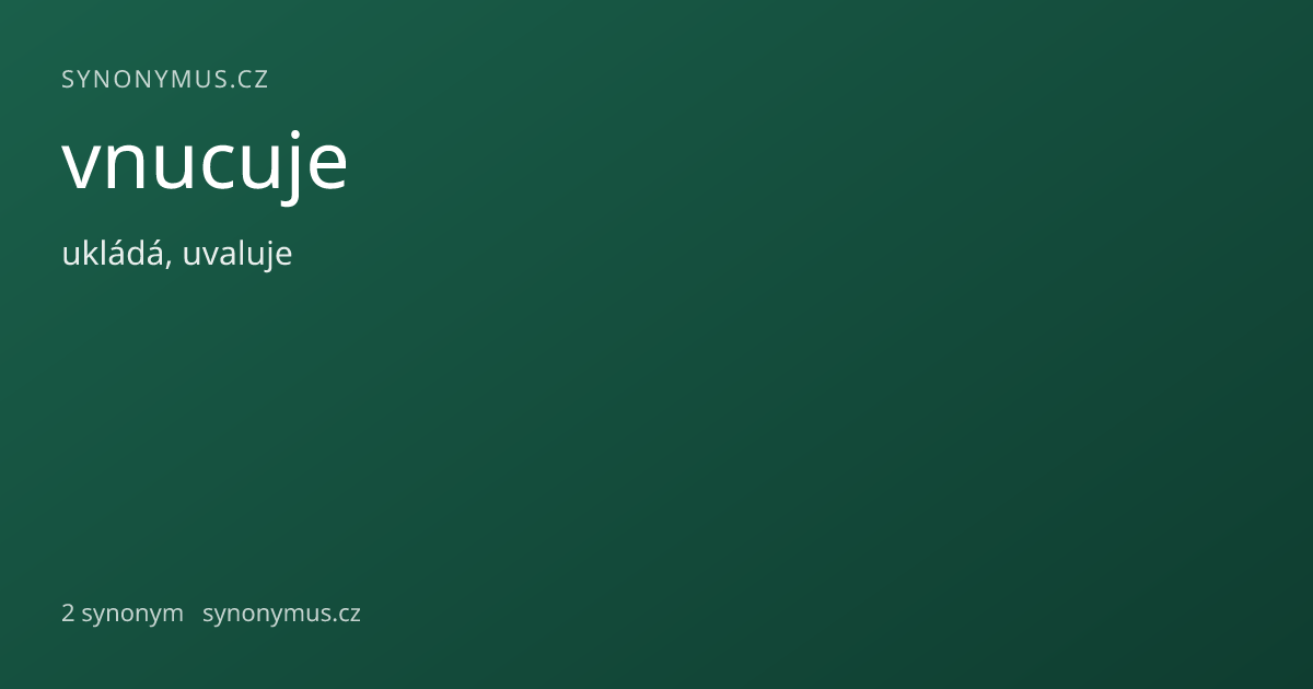 Náhled odkazu: vnucuje