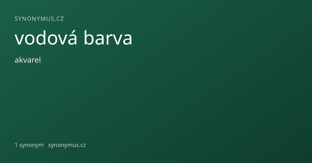 Náhled odkazu: vodová barva