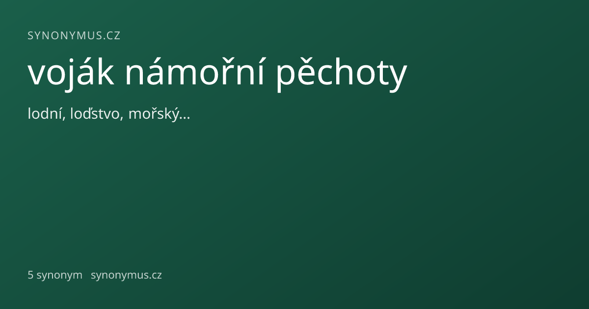Náhled odkazu: voják námořní pěchoty