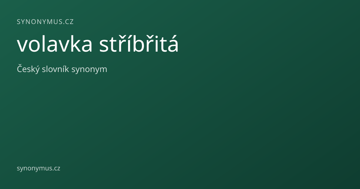 Náhled odkazu: volavka stříbřitá