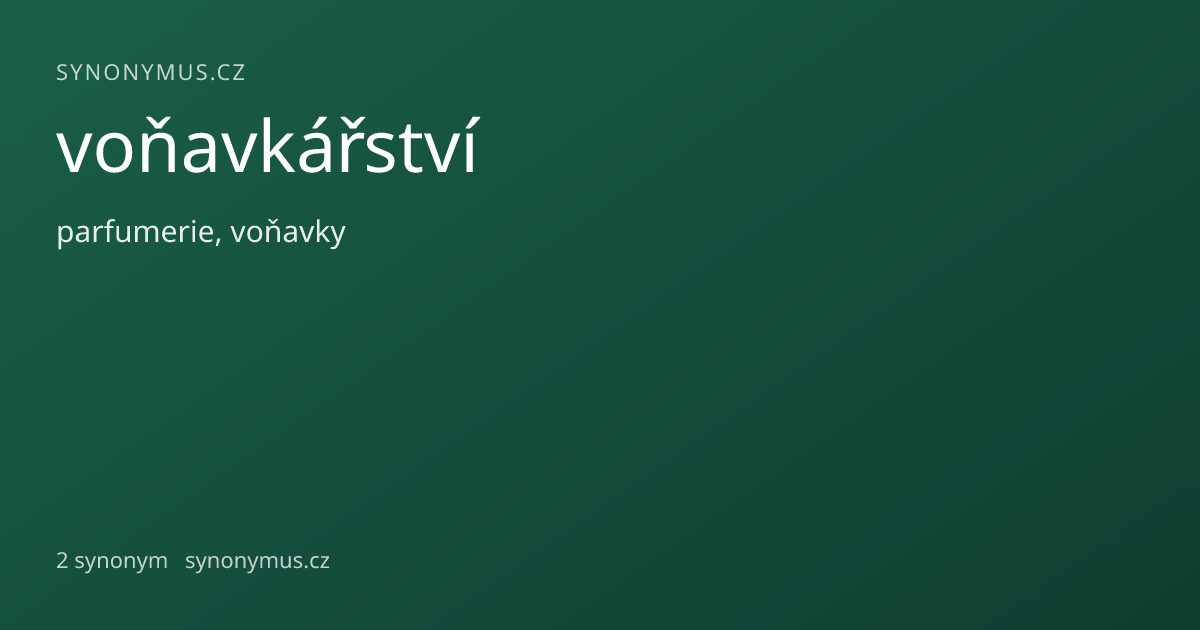 Náhled odkazu: voňavkářství