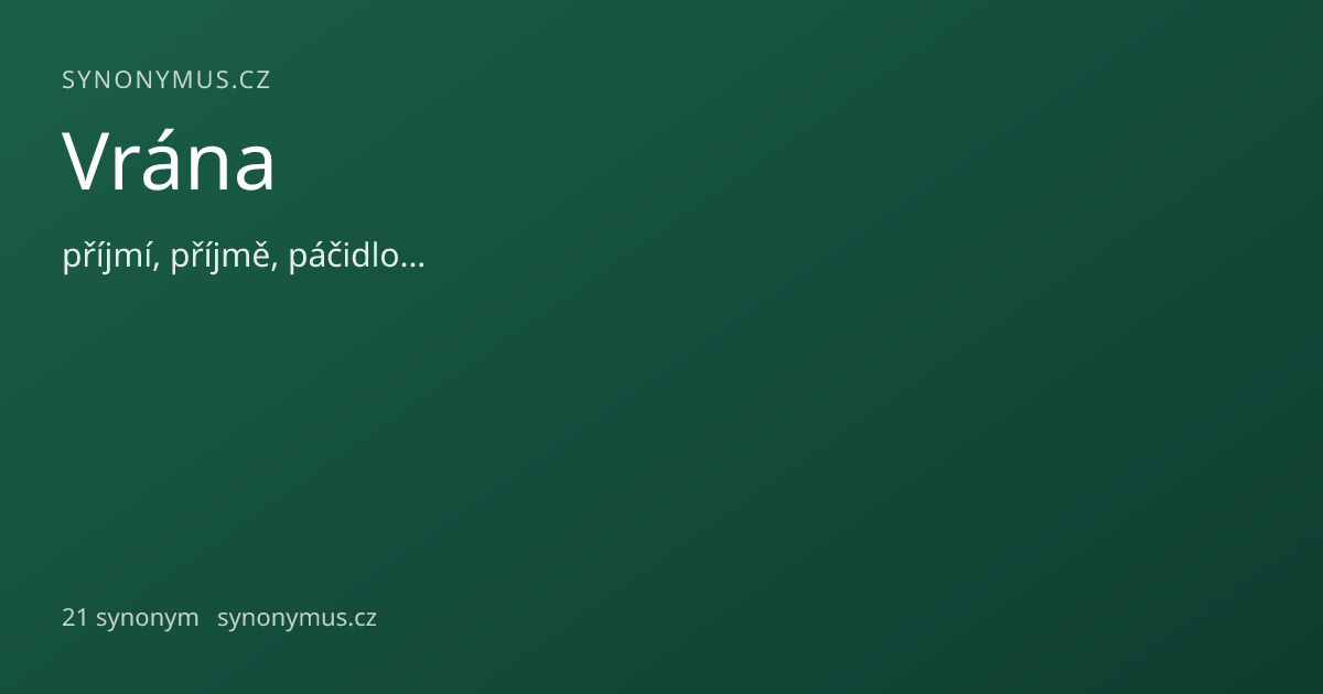 Náhled odkazu: Vrána