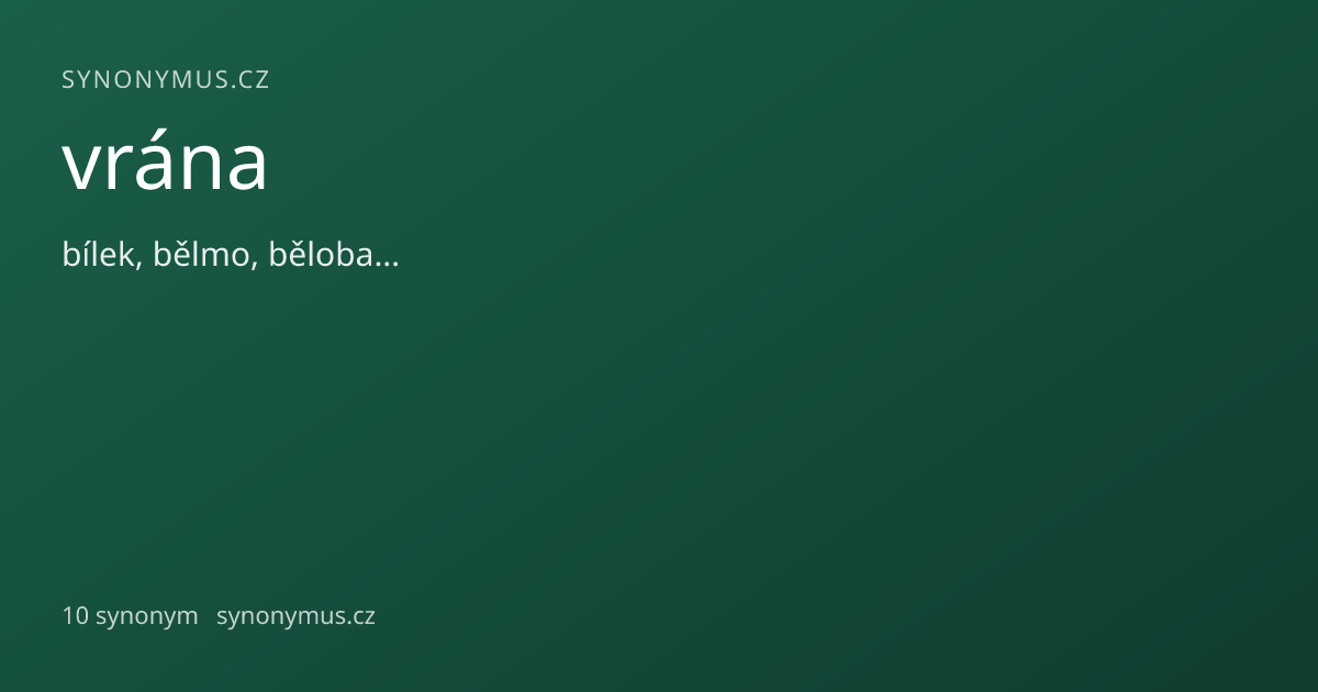Náhled odkazu: vrána