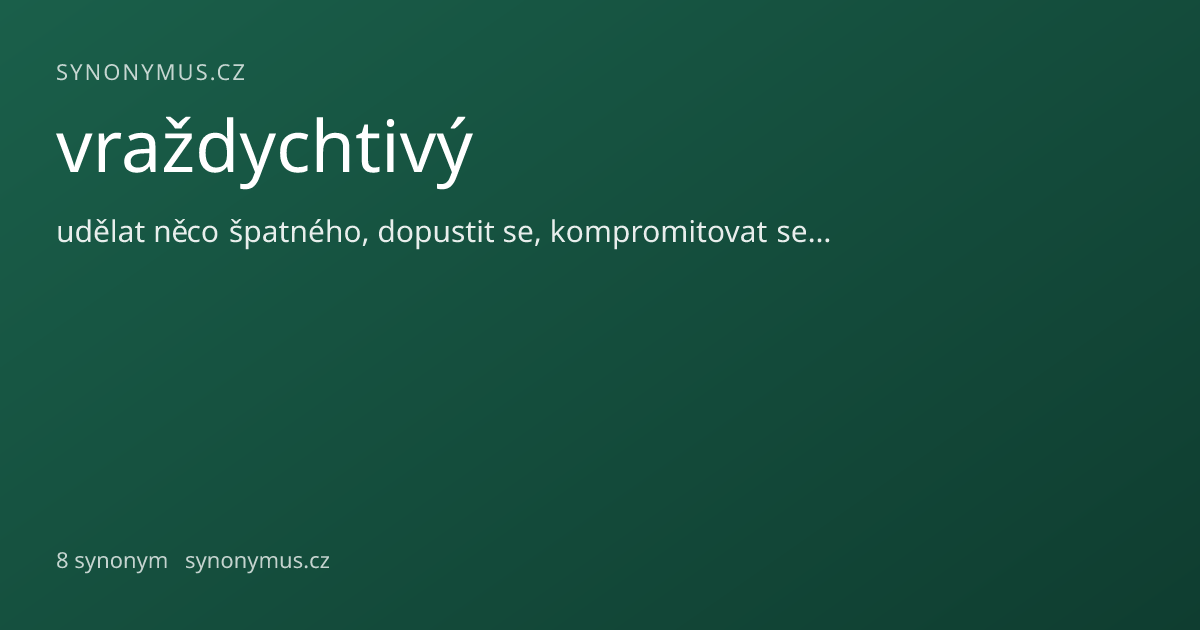 Náhled odkazu: vraždychtivý