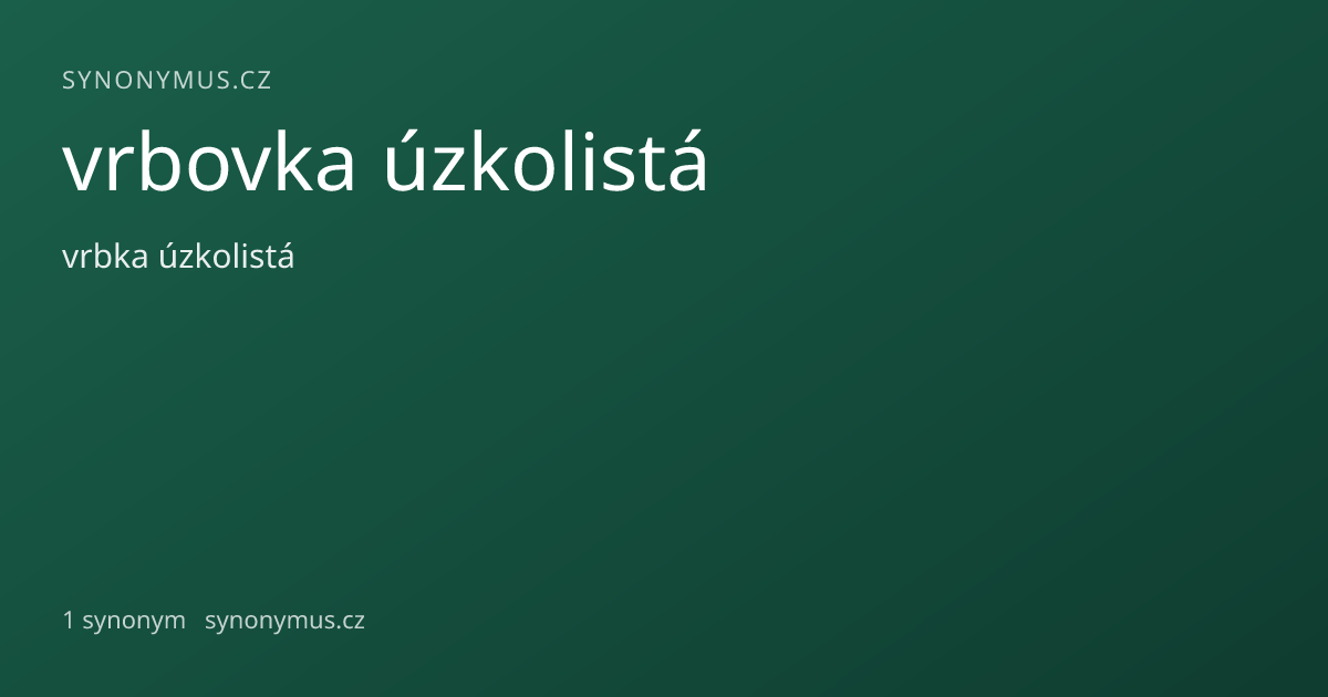 Náhled odkazu: vrbovka úzkolistá
