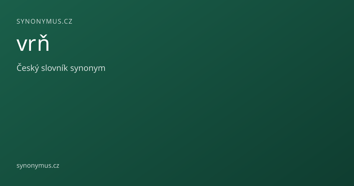 Náhled odkazu: vrň