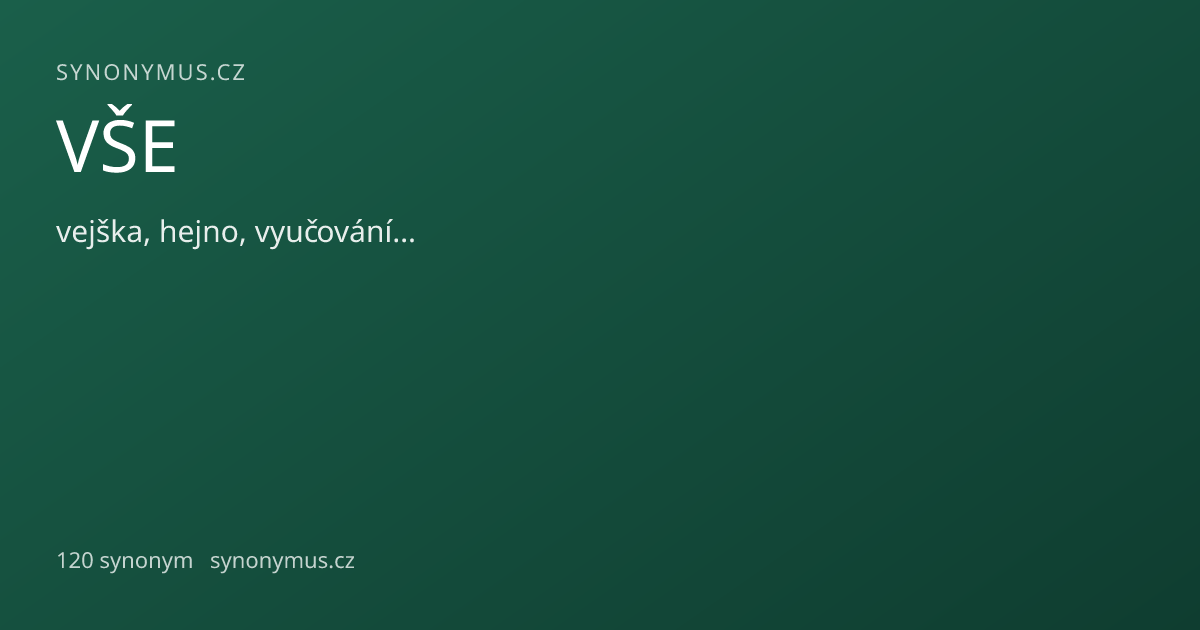 Náhled odkazu: VŠE