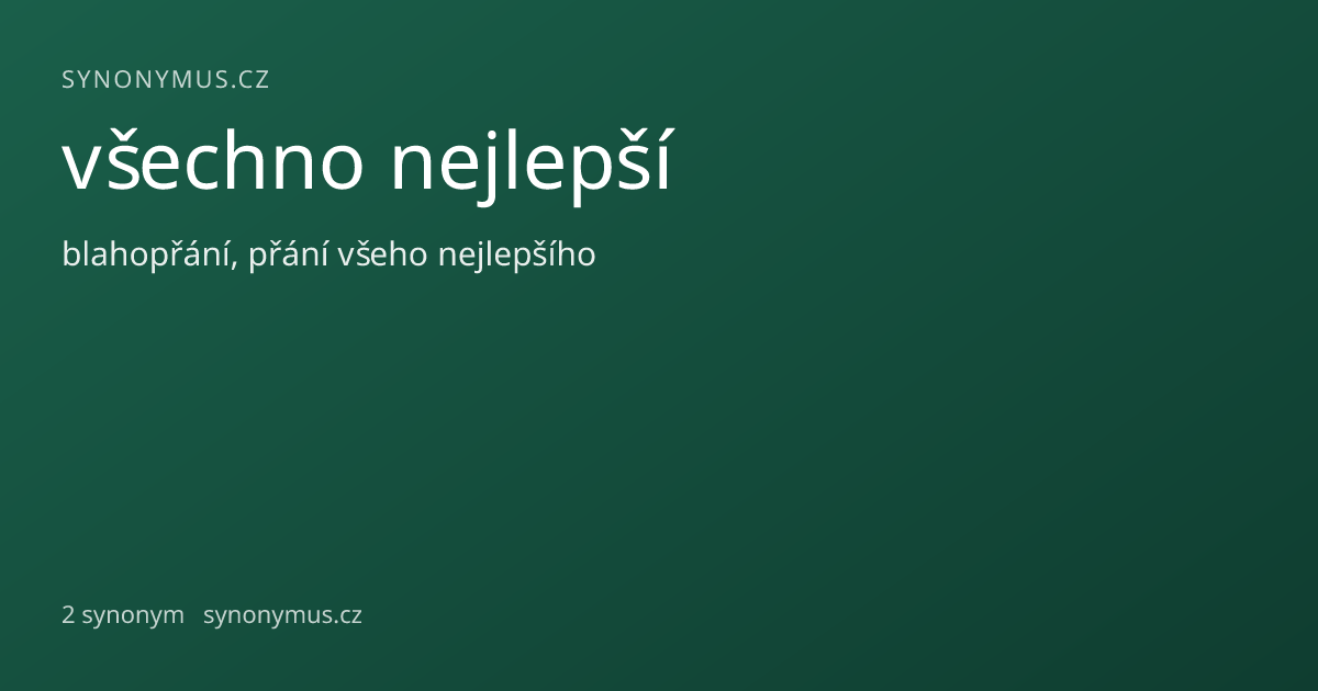 Náhled odkazu: všechno nejlepší