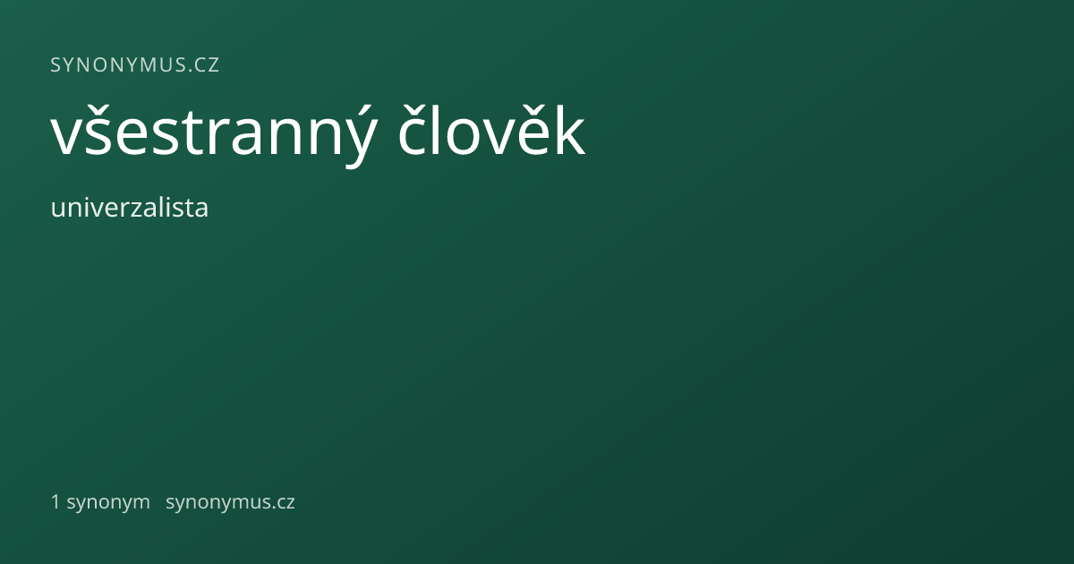 Náhled odkazu: všestranný člověk