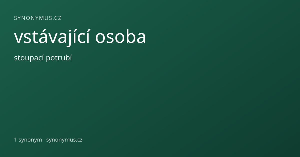 Náhled odkazu: vstávající osoba