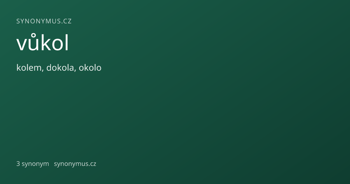 Náhled odkazu: vůkol