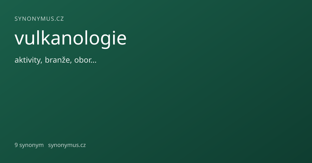 Náhled odkazu: vulkanologie