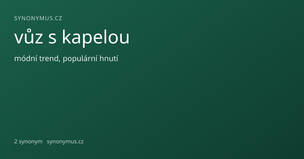 Náhled odkazu: vůz s kapelou