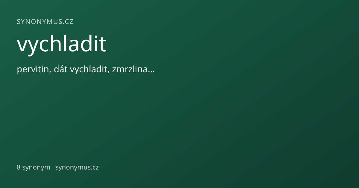 Náhled odkazu: vychladit